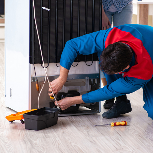 how much do you charge for refrigerator repair services in Mchenry